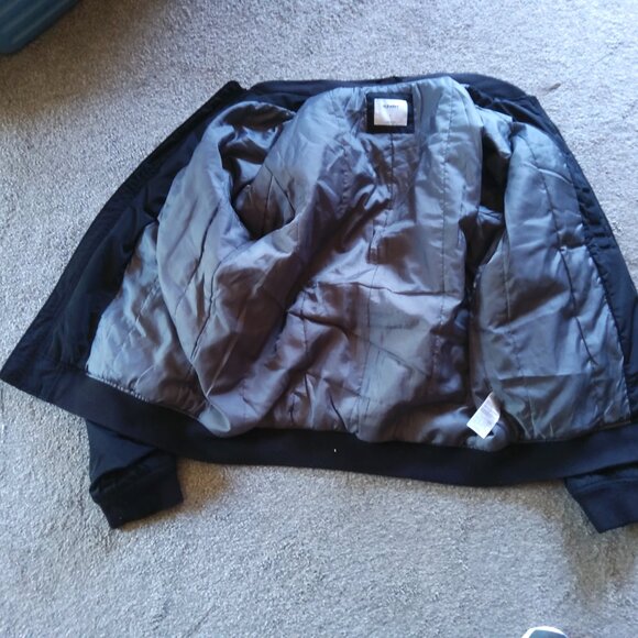 OLD NAVY BLACK VARSITY JACKET - Picture 4 of 4